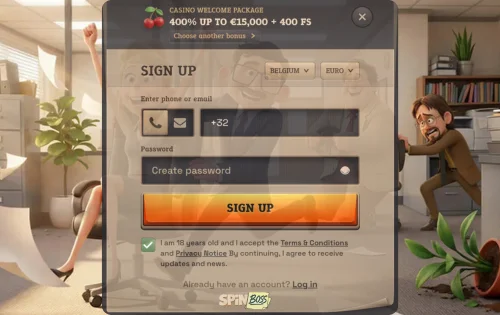 Spinboss login